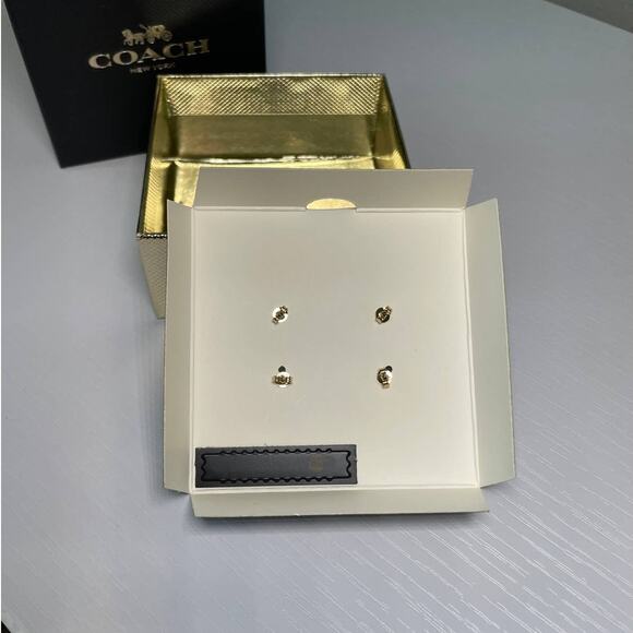 Coach X Keith Haring Disney Mickey Mouse Stud Earrings Set - Picture 3 of 7